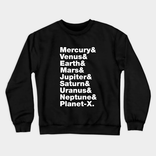 Solar System Crewneck Sweatshirt by tinybiscuits